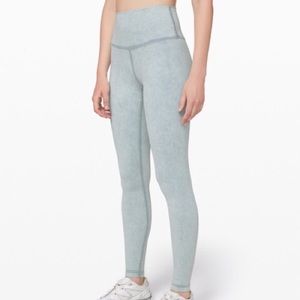LULULEMON: wunder under acid wash leggings
